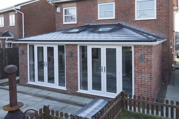Picture of conservatory with a solid warm roof