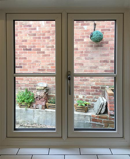 Flush 70 Window with Scribbed Mullion