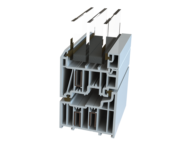 75mm System For 28mm Double Glazing 44mm Triple Glazing 2