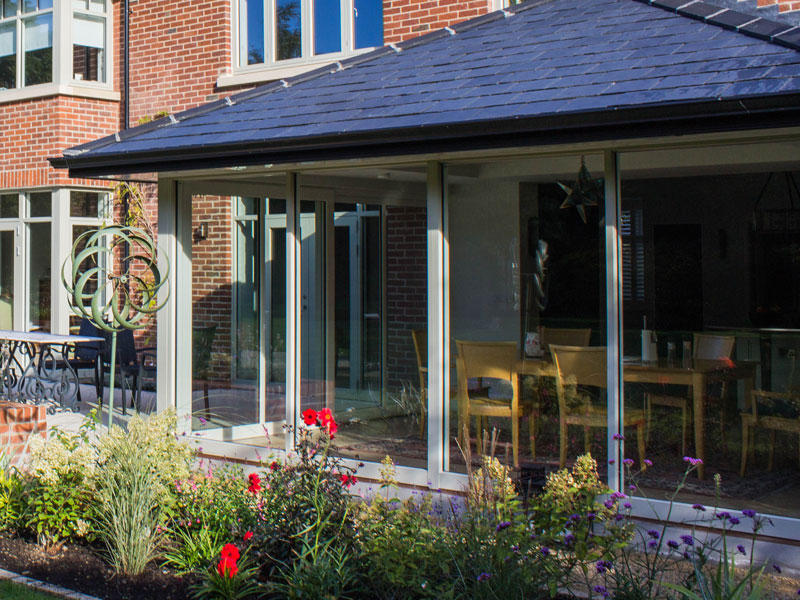 Large Patio Sliding Doors In Extension