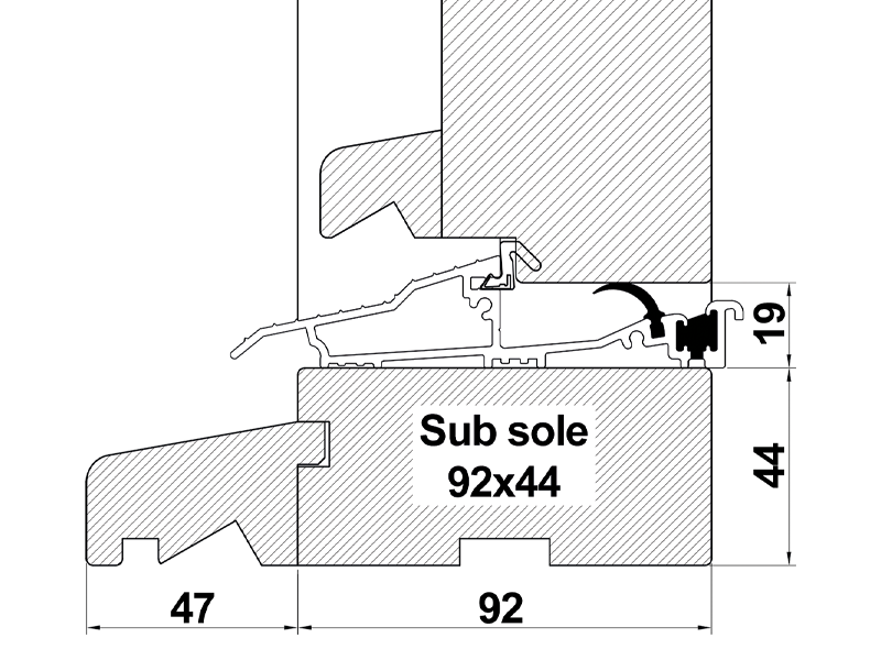 Optional 44mm Sub Sole