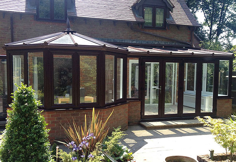 Black P Shaped Conservatory From Choices