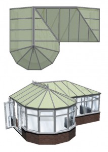 Choices P Shaped Conservatory 213x300